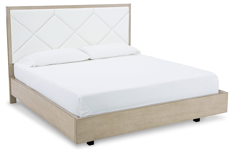 Wendora Queen Upholstered Bed with Dresser