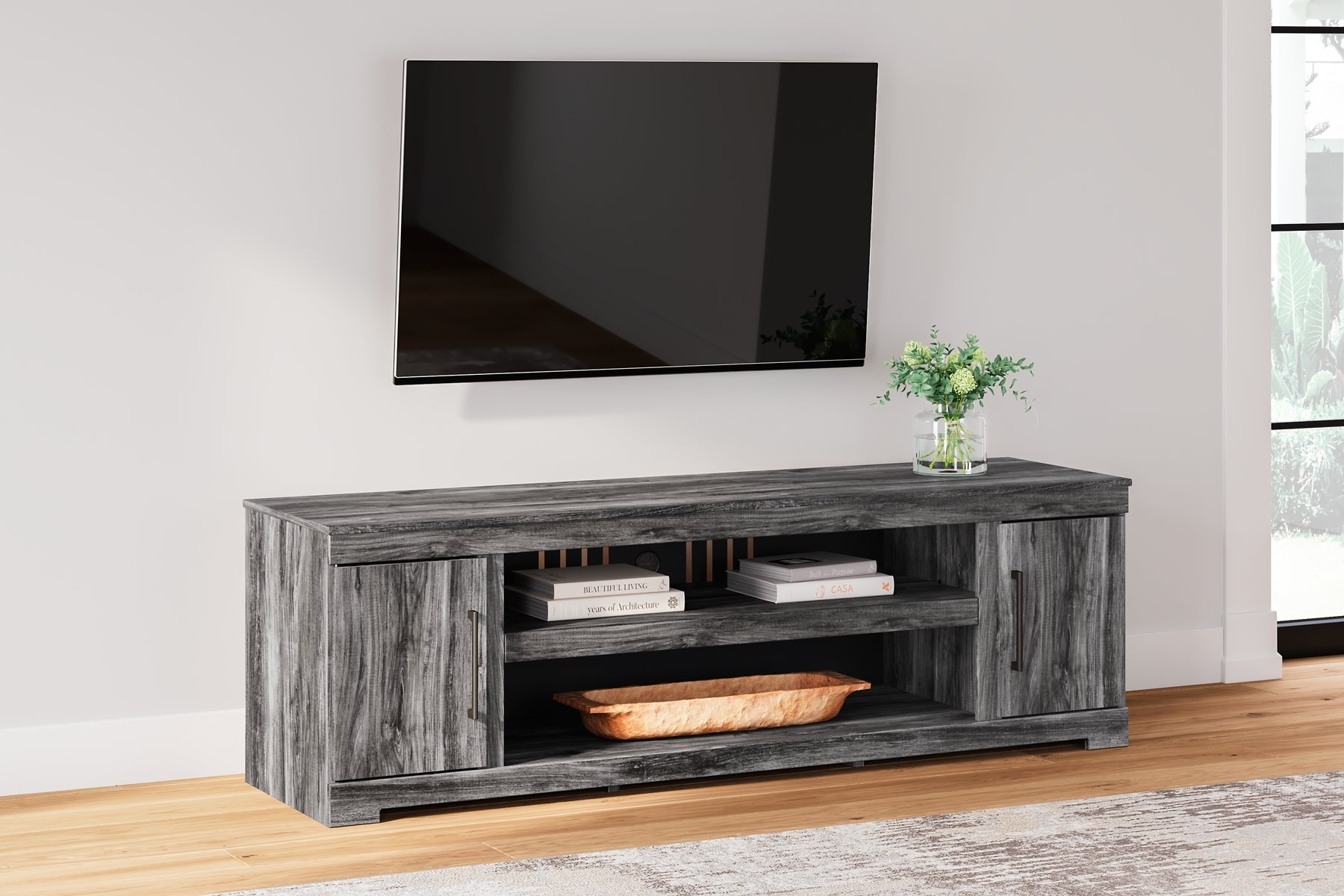 Baystorm XL TV Stand w/Fireplace Option