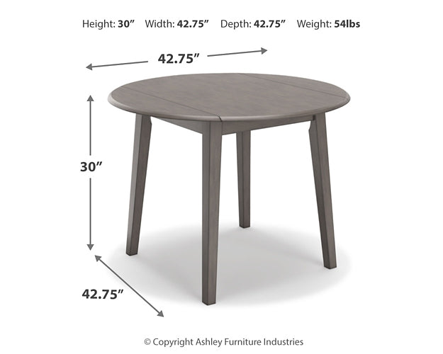 Shullden Dining Table and 2 Chairs