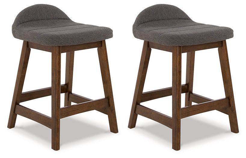 Lyncott Counter Height Bar Stool (Set of 2)